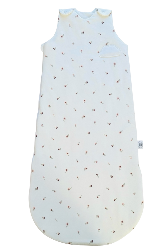 Der Blumen-Jersey-Schlafsack