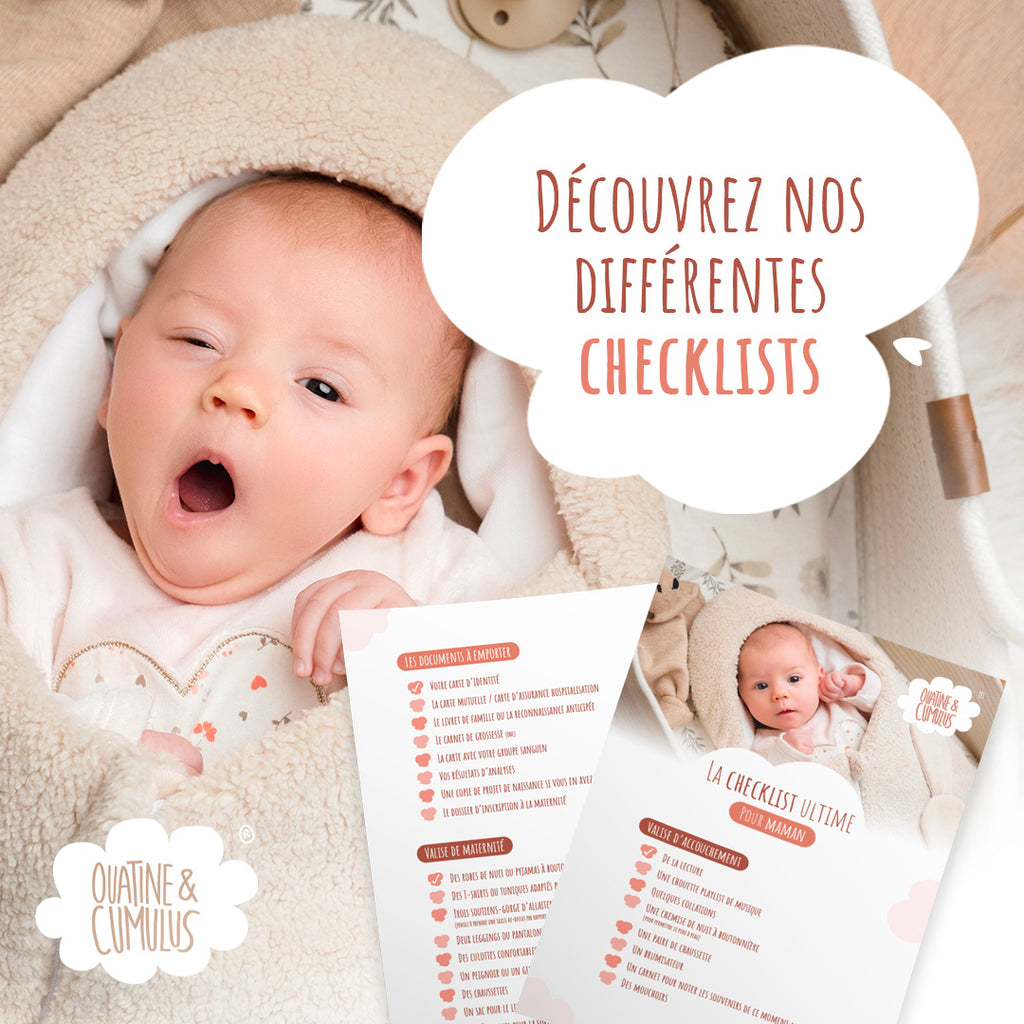 La checklist ultime pour une valise de maternité parfaite