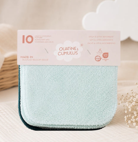 Lingettes réutilisables pour bébés