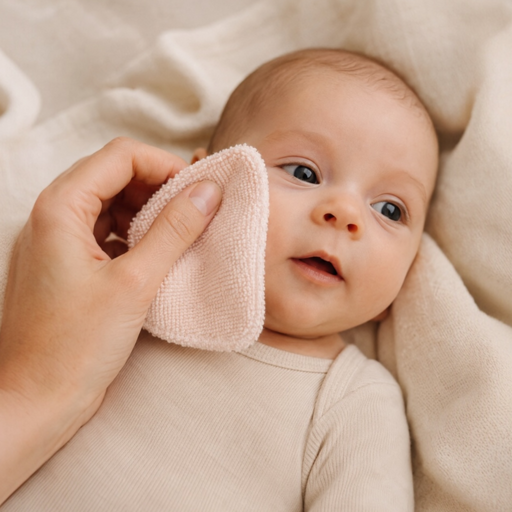 Lingettes réutilisables pour bébés
